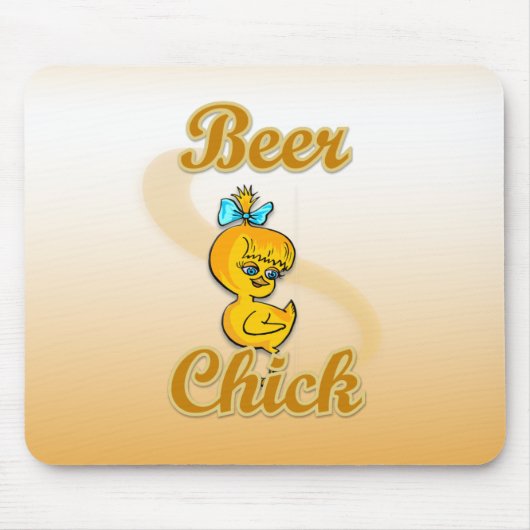 Beer Chick Mousepad (Vorne)