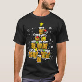 Beer Christmas Tree Xmas Brew Dad Men T-Shirt (Vorderseite)
