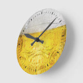 Beer Clock Runde Wanduhr (Winkel)