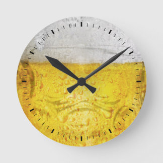 Beer Clock Runde Wanduhr