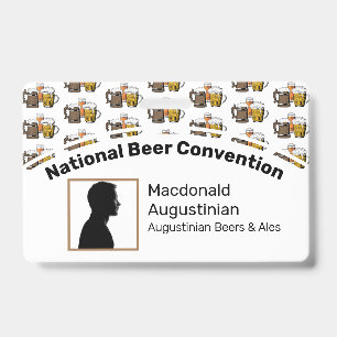 Beer Convention Delegiertes Foto Ausweis