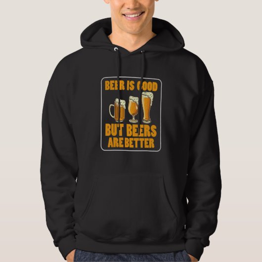 beer craftbeer beer cerveza bar hoodie (Vorderseite)