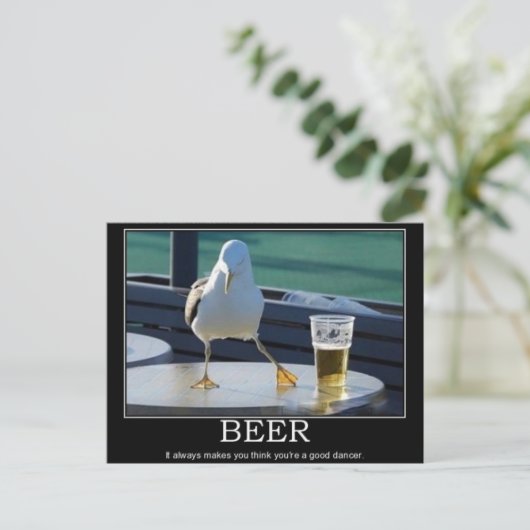 Beer Dancer Postcard Postkarte (Stehend Vorderseite)