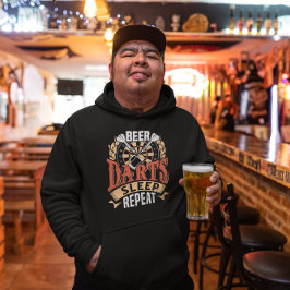 Beer Darts Sleep Repeat - Dart Champion Hoodie
