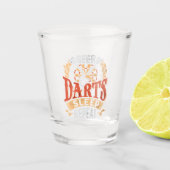 Beer Darts Sleep wiederholen - Dart Player Schnapsglas (Vorderseite)