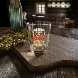 Beer Darts Sleep wiederholen - Dart Player Schnapsglas