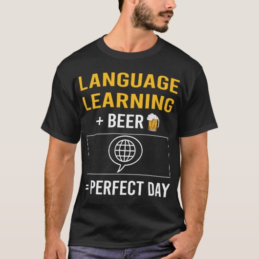Beer Day Language Learning T-Shirt (Vorderseite)
