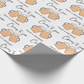 Beer dich beim Umblättern von Papier Geschenkpapier (Ecke)