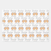 Beer dich, wenn du Papiertücher umarmst Geschenkpapier Set (Vorderseite 3)