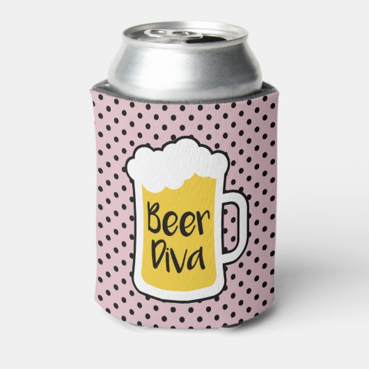 Beer Diva Dosenkühler (Kanne Rückseite)