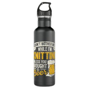 Beer Dont Bother Me während ich trinke Bier Lover Edelstahlflasche