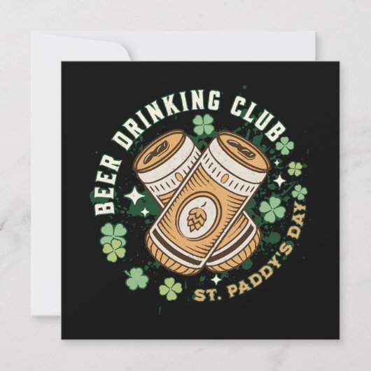 Beer Drinking Club St. Paddy's Day (Vorderseite)