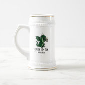 Beer Drinking Dragon Bierglas (Links)