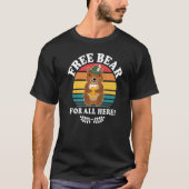 Beer Drinking Drinking Drinking Beer Drinker Bear T-Shirt (Vorderseite)