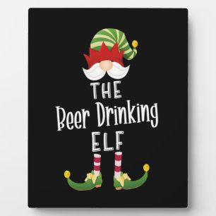 Beer Drinks Elf Gruppe Weihnachten Geburtstag Fotoplatte