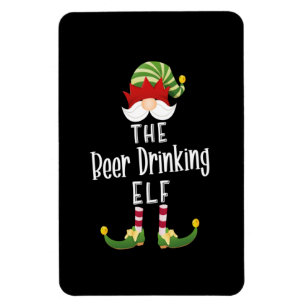 Beer Drinks Elf Gruppe Weihnachten Geburtstag Magnet