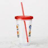 Beer Emojis Acryltrinkbecher (Links)