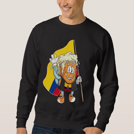 Beer fan of Ecuador Sweatshirt (Vorderseite)