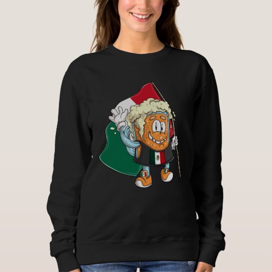 Beer fan of Mexico Sweatshirt (Vorderseite)