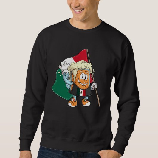Beer fan of Mexico Sweatshirt (Vorderseite)