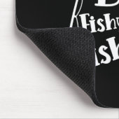 Beer Fishy Funny Funny Fishing Alcohol Long Quote Mousepad (Ecke)