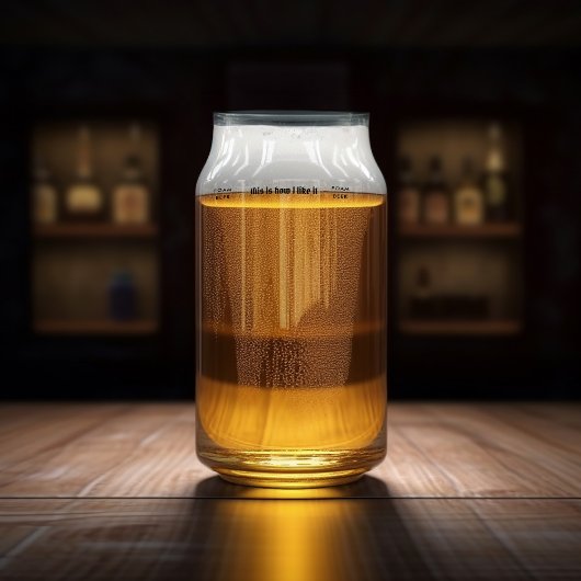 Beer Foam Ideal Pour - So gefällt es mir Dosenglas