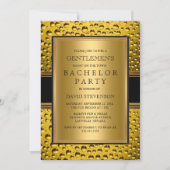 Beer Gentlemen's Bachelor Party Herren's Night Out Einladung (Vorderseite)