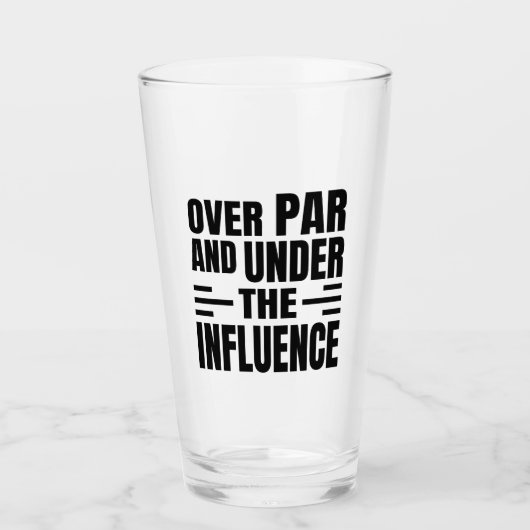 Beer Glass Golf Par Glas (Vorderseite)