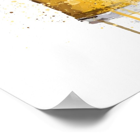 Beer Glass Poster (Ecke)