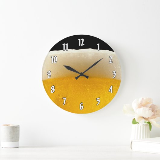 Beer Große Wanduhr (Zuhause)