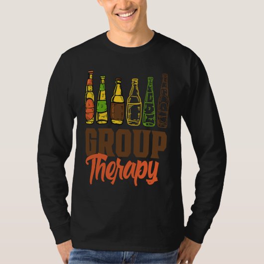 beer group therapy for weekend party saying T-Shirt (Vorderseite)