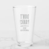 Beer Homebrewer Glas (Rückseite)
