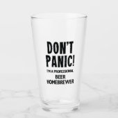 Beer Homebrewer Glas (Vorderseite)