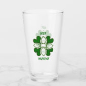 Beer Inspector St Patricks Celtic Cross und Cover Glas (Rückseite)