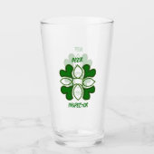 Beer Inspector St Patricks Celtic Cross und Cover Glas (Vorderseite)