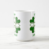 Beer Inspector St Patricks Celtic Cross und Cover Kaffeetasse (Mittel)