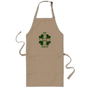 Beer Inspector St Patricks Celtic Cross und Cover Lange Schürze