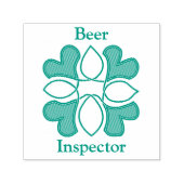 Beer Inspector St Patricks Celtic Cross und Cover Permastempel (Design)