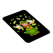 Beer Irish Leprechaun Saint Patrick's Day Magnet (Rechte Seite)