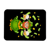 Beer Irish Leprechaun Saint Patrick's Day Magnet (Horizontal)