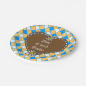 Beer is ooch Stulle Pappteller (Schrägansicht)