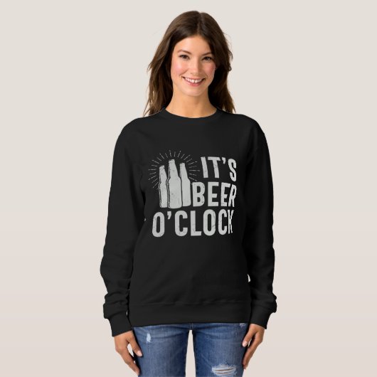 Beer  It s Beer O clock Sweatshirt (Vorne ganz)
