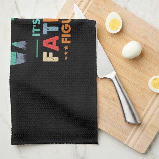 Beer It's Not A Dad Bod It's A Father Figure Beer Geschirrtuch (Viertel Falte)