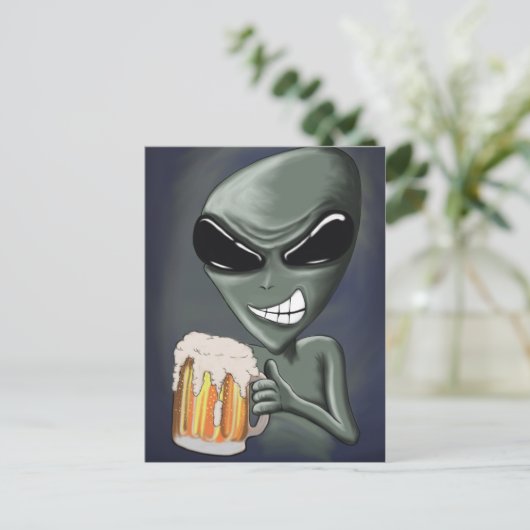 Beer It's What We're Drinking II Postcard Postkarte (Stehend Vorderseite)