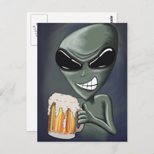 Beer It's What We're Drinking II Postcard Postkarte (Vorne/Hinten)