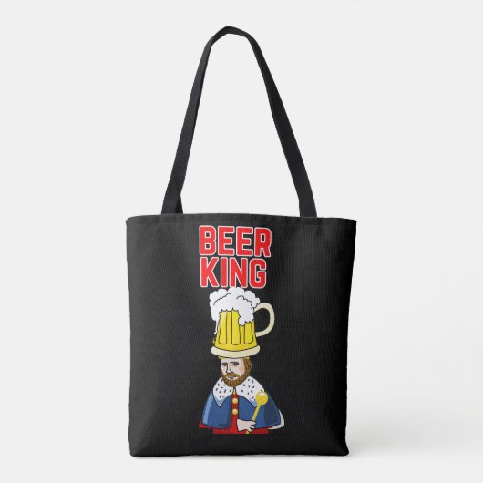 Beer King Funny Cool Design Tasche (Rückseite)