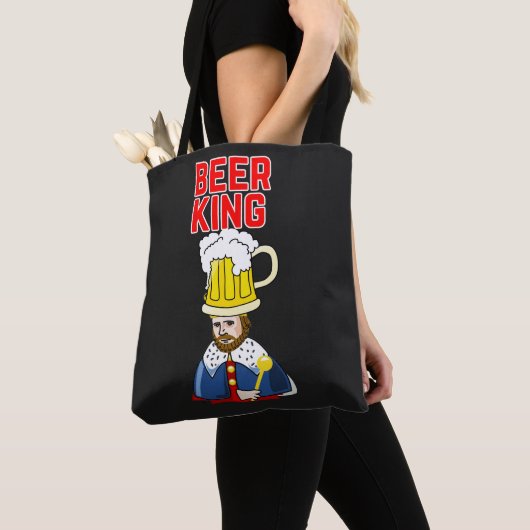 Beer King Funny Cool Design Tasche (Von Nahem)