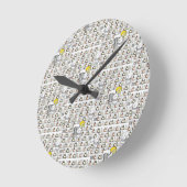 Beer Lemon Clock Runde Wanduhr (Winkel)