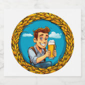Beer Lover Bierflaschenetikett (Einzelnes Label)