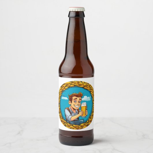 Beer Lover Bierflaschenetikett (Vorderseite)